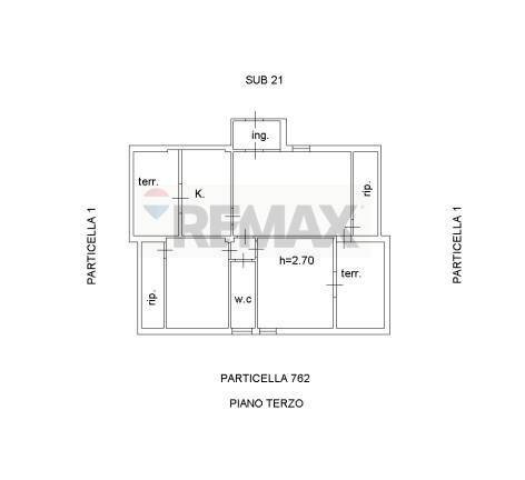 Pianta 2D - Attic Via Pulei
 
39, Mascalucia - floor plans 1