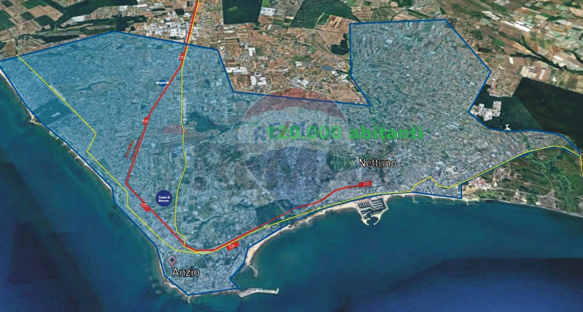 Posizione della mappa - Building land Anzio - photo 3
