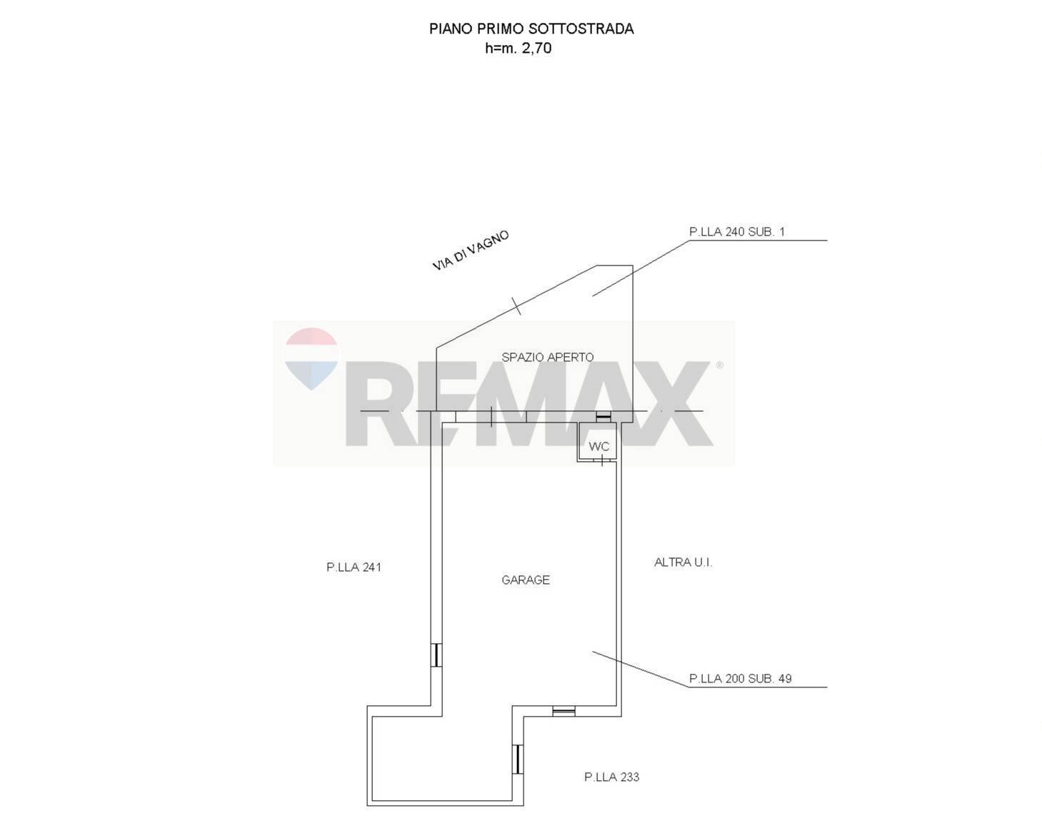 Pianta 2D - Box Via G. di Vagno
 
40, Mattinata - planimetria 1