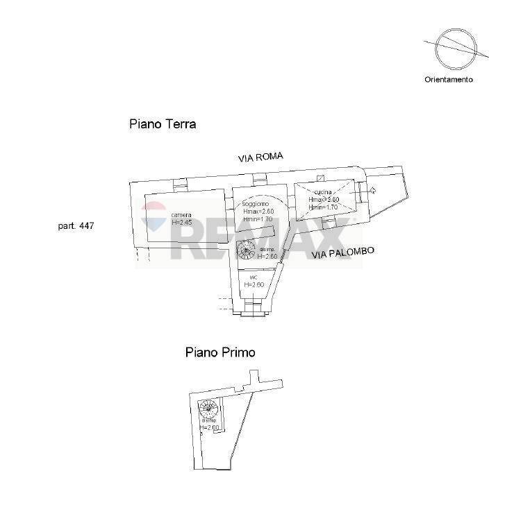 Pianta 2D - Casa semi indipendente via Palombo
 
snc, Fossa - planimetria 1