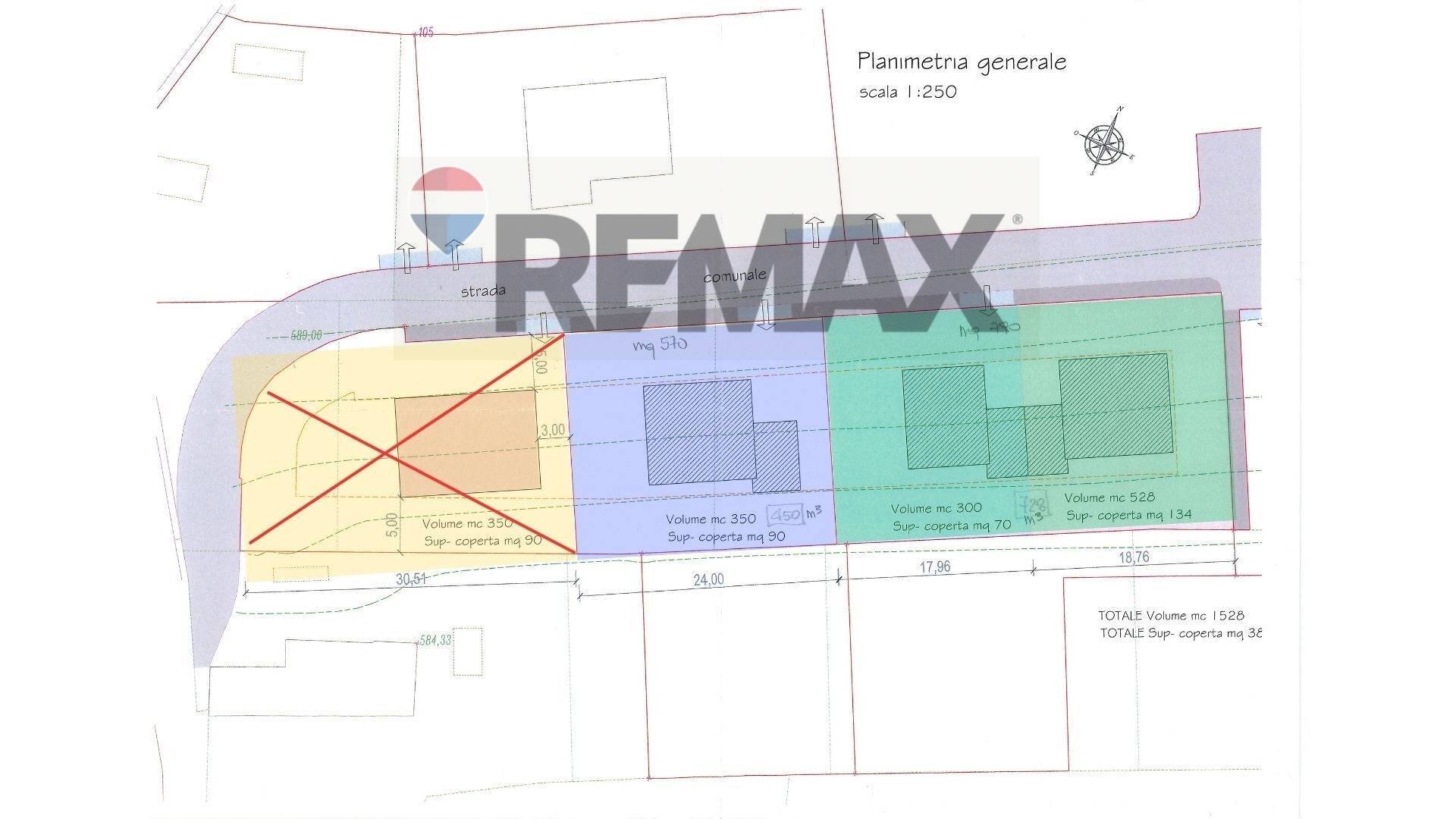 Pianta 2D - Building land Via Rovaia
Snc, Belluno - photo 2