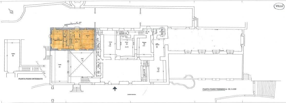 Foto 33 - Villa Via Salviati, Firenze - planimetria 1