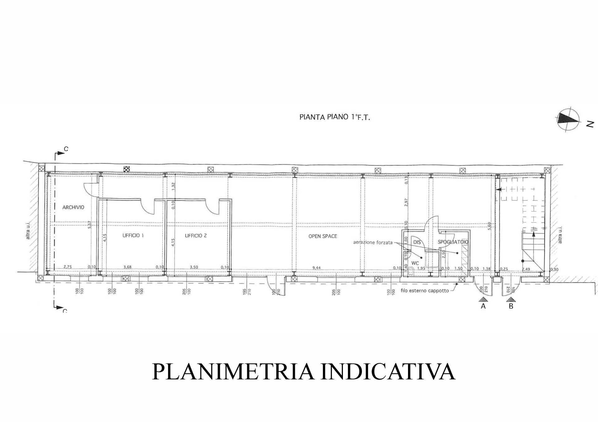 Foto 24 - Box Corso Galileo Ferraris, Chivasso - planimetria 1