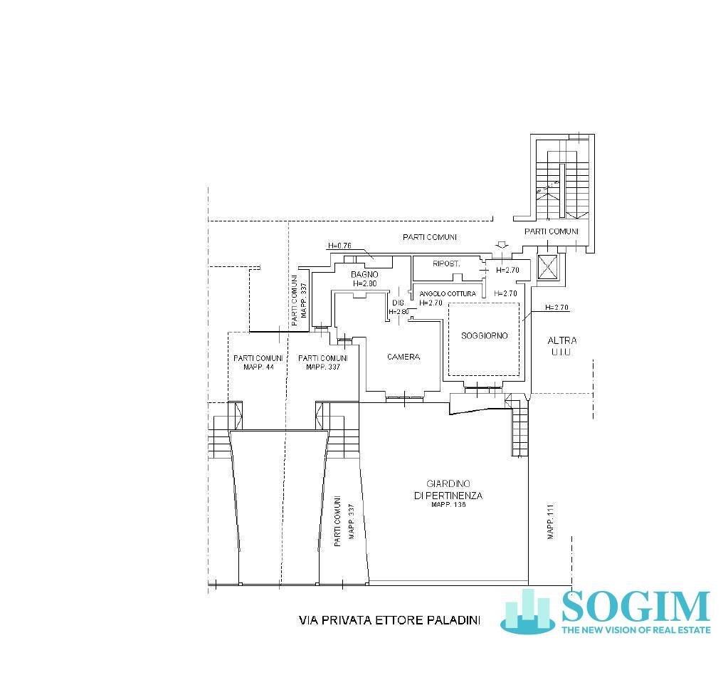 Foto 27 - Bilocale Via Ettore Paladini
 
11, Milano - planimetria 1