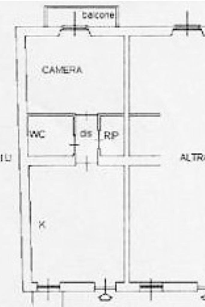 Appartamento Via Carlo Farini, Milano - planimetria 1