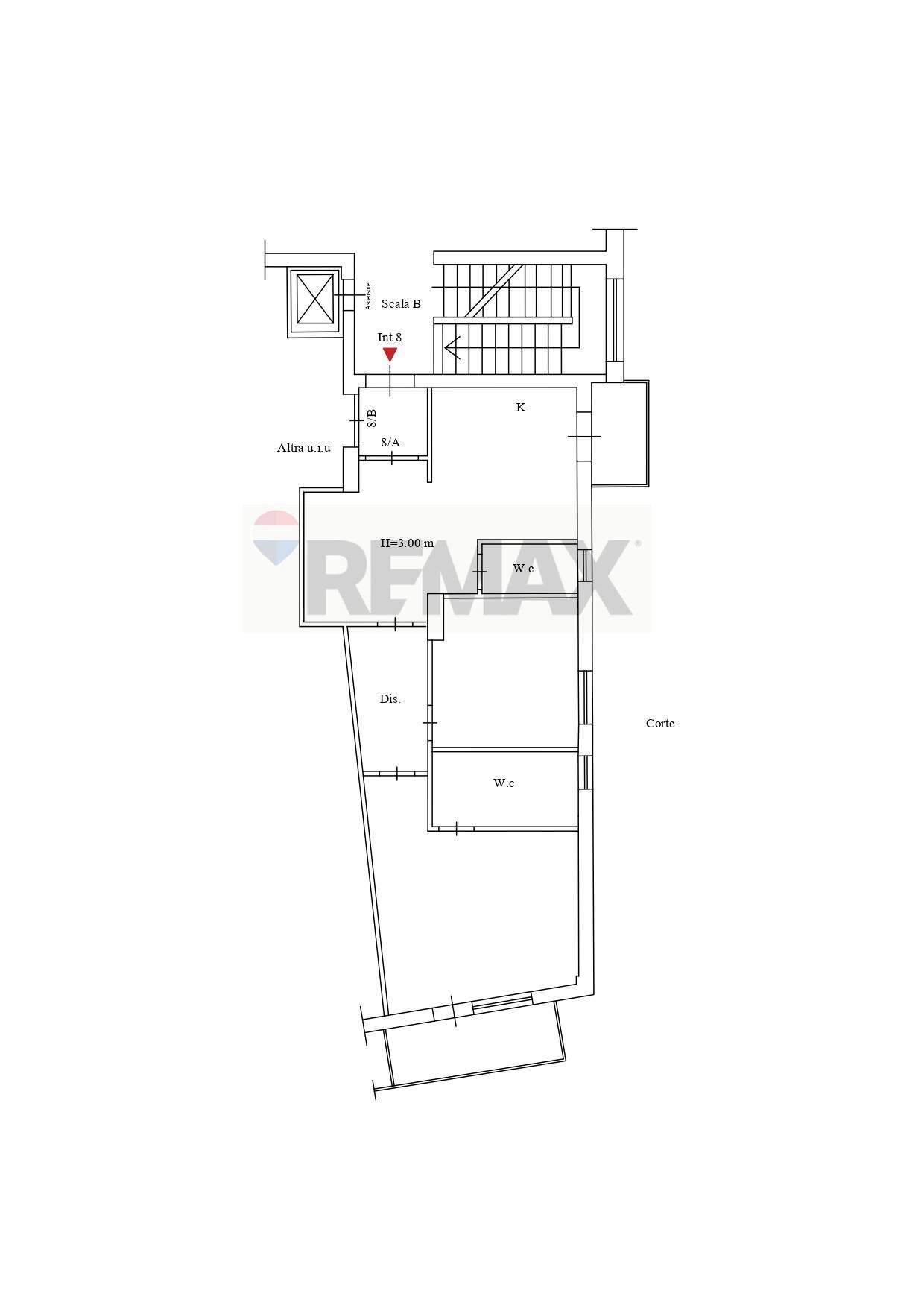Pianta 2D - Trilocale Viale Colli Aminei
 
38, Napoli - planimetria 1