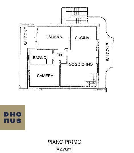Foto 42 - Four-room apartment Via Picasso
 
7, Chignolo d'Isola - floor plans 1