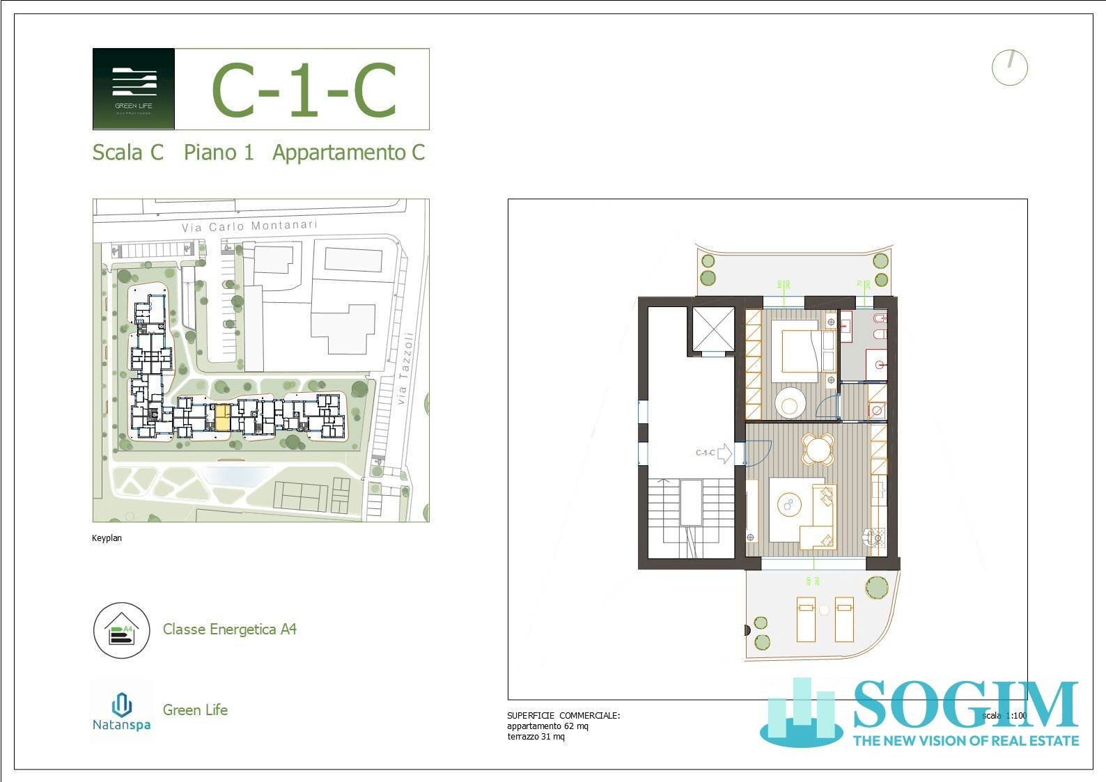 Foto 10 - Bilocale via Tazzoli
 
15, Monza - planimetria 1