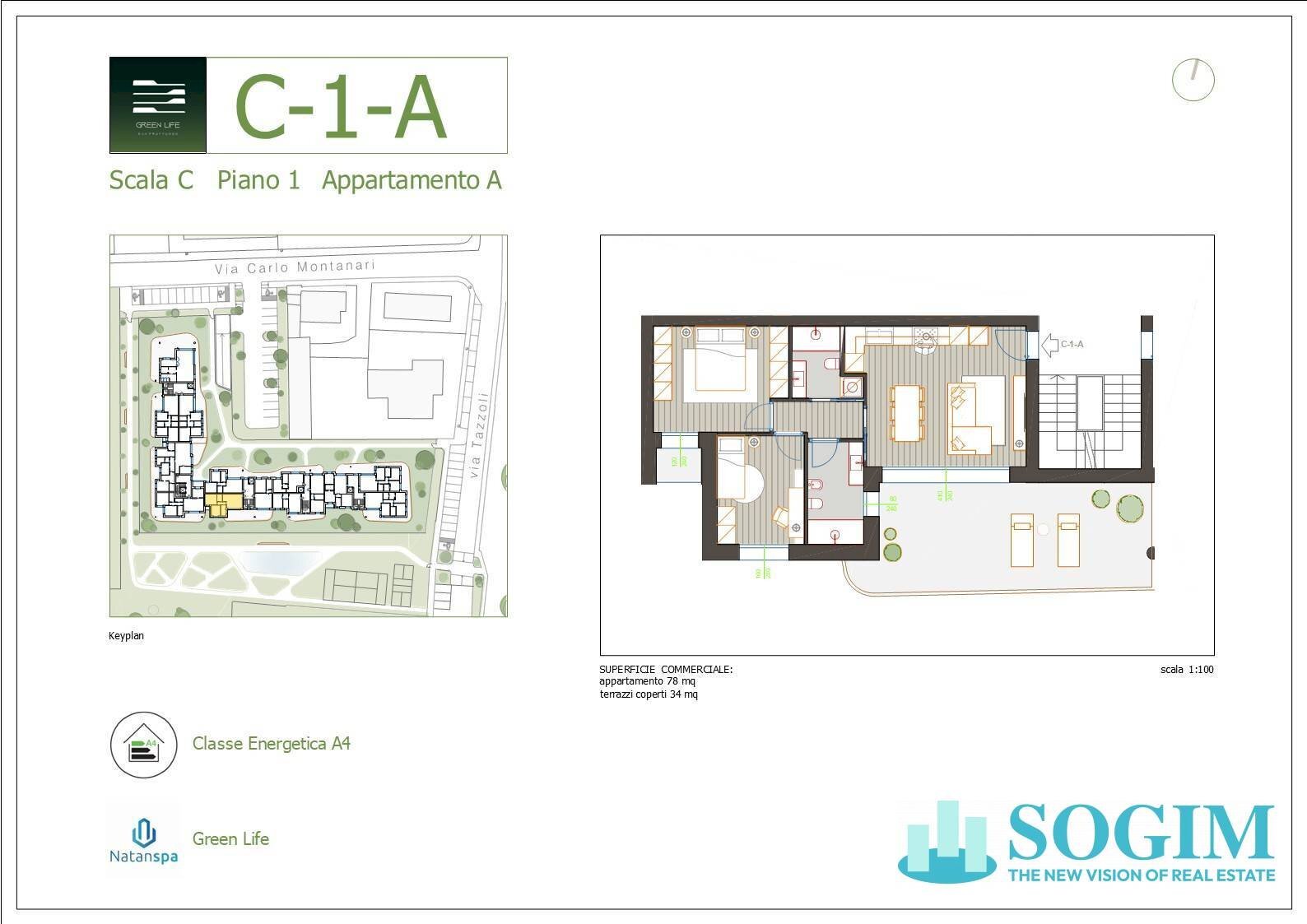 Foto 10 - Trilocale via Tazzoli
 
15, Monza - planimetria 1