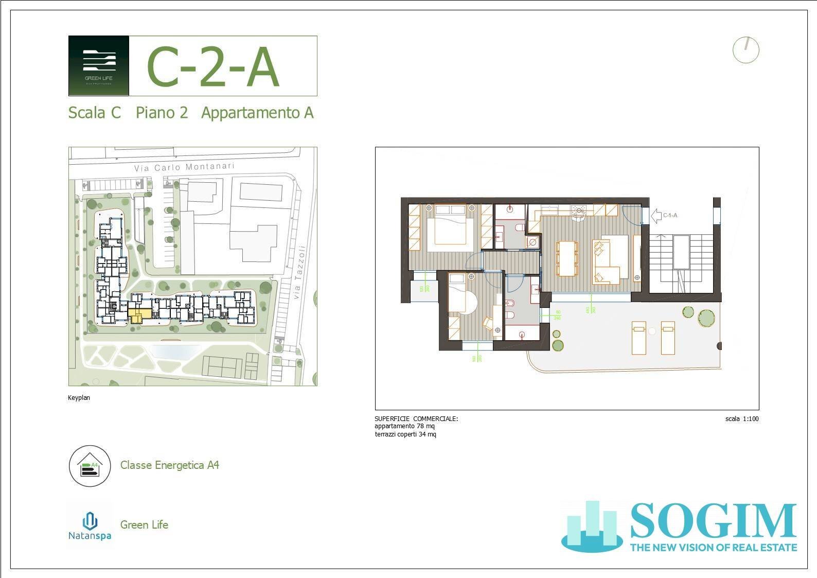 Foto 10 - Trilocale via Tazzoli
 
15, Monza - planimetria 1