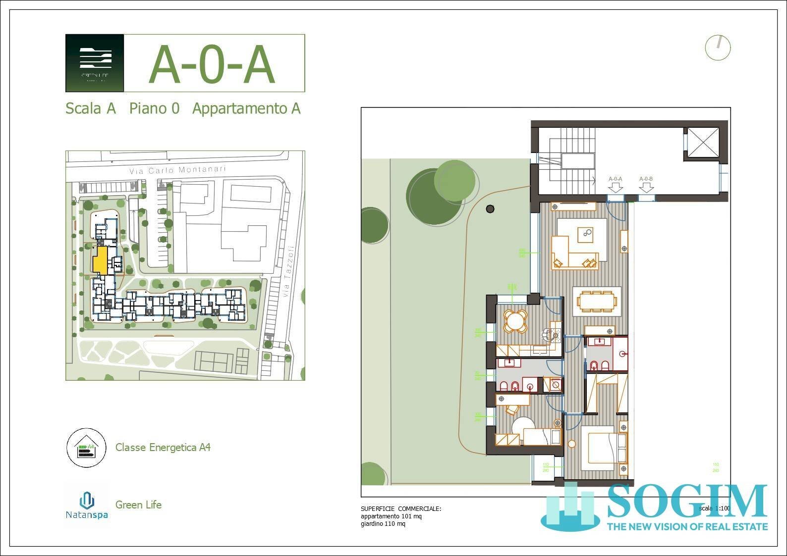 Foto 10 - Trilocale via Tazzoli
 
15, Monza - planimetria 1