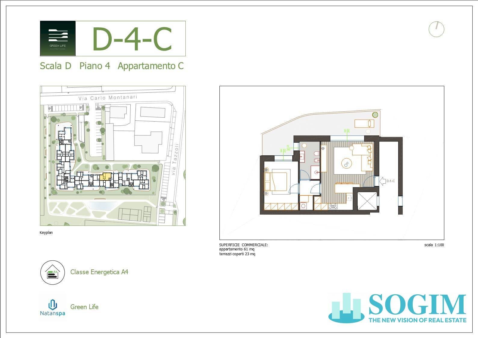 Foto 10 - Bilocale via Tazzoli
 
15, Monza - planimetria 1