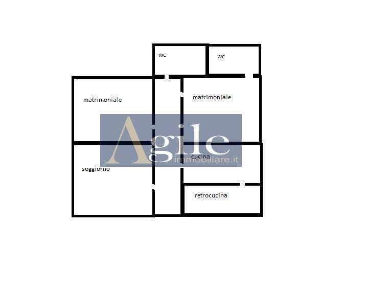 Foto 11 - Appartamento corso settente aureo, Offida - planimetria 1