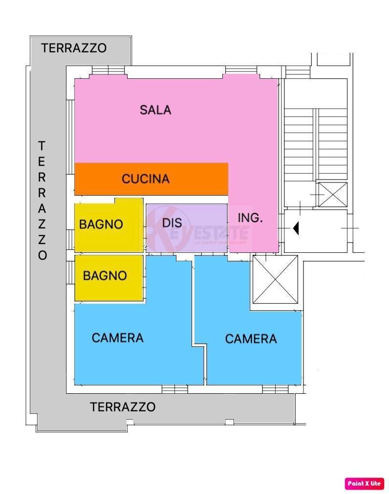 Foto 63 - Attic Via Foscolo
 
20, Alghero - floor plans 1