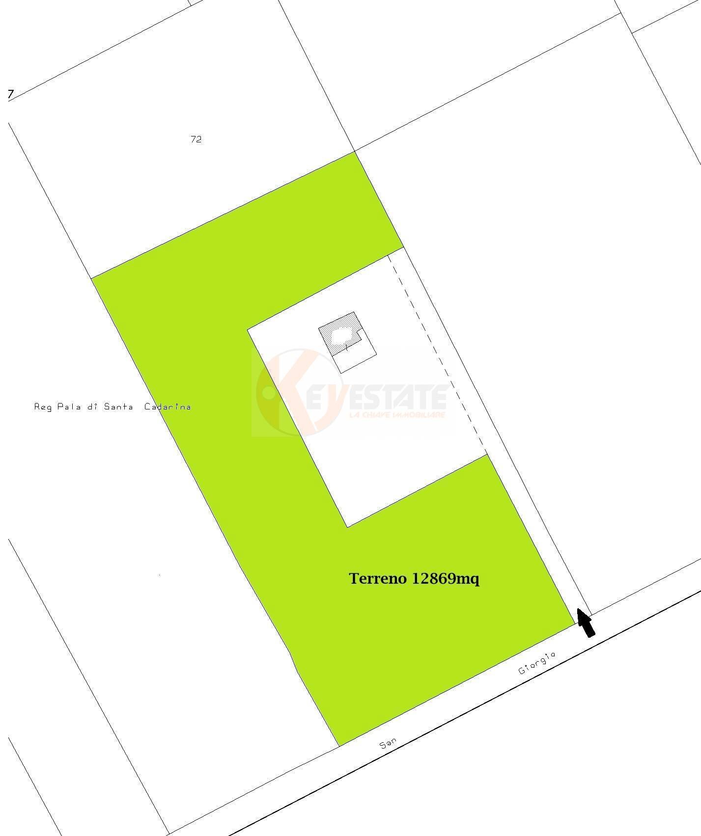 Foto 16 - Agricultural land Caniga, prato comunale, Sassari - floor plans 1