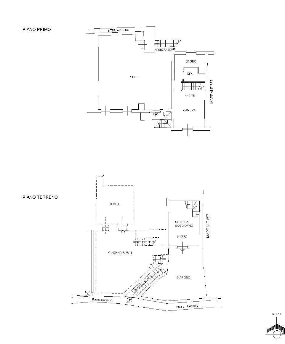 Foto 15 - Villa Bifamiliare passo soprano, Avegno - planimetria 1