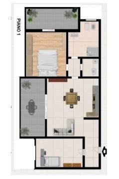 Three-room apartment via Bruno Buozzi, 6, Rho - floor plans 1