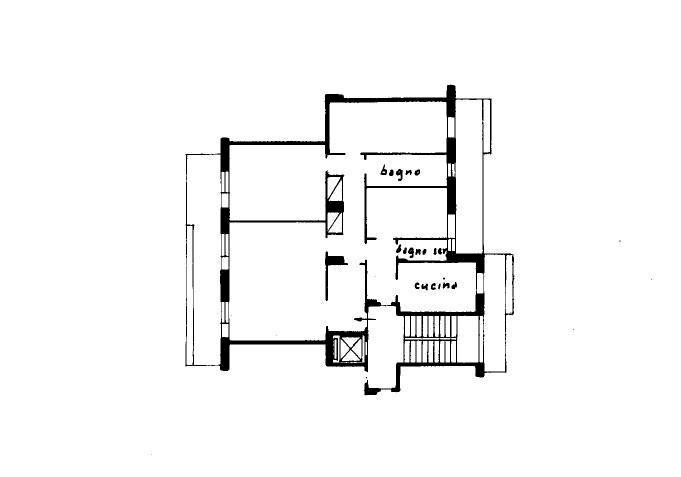 Appartamento via Stefano Prasca, Genova (zona Quarto) - planimetria 1