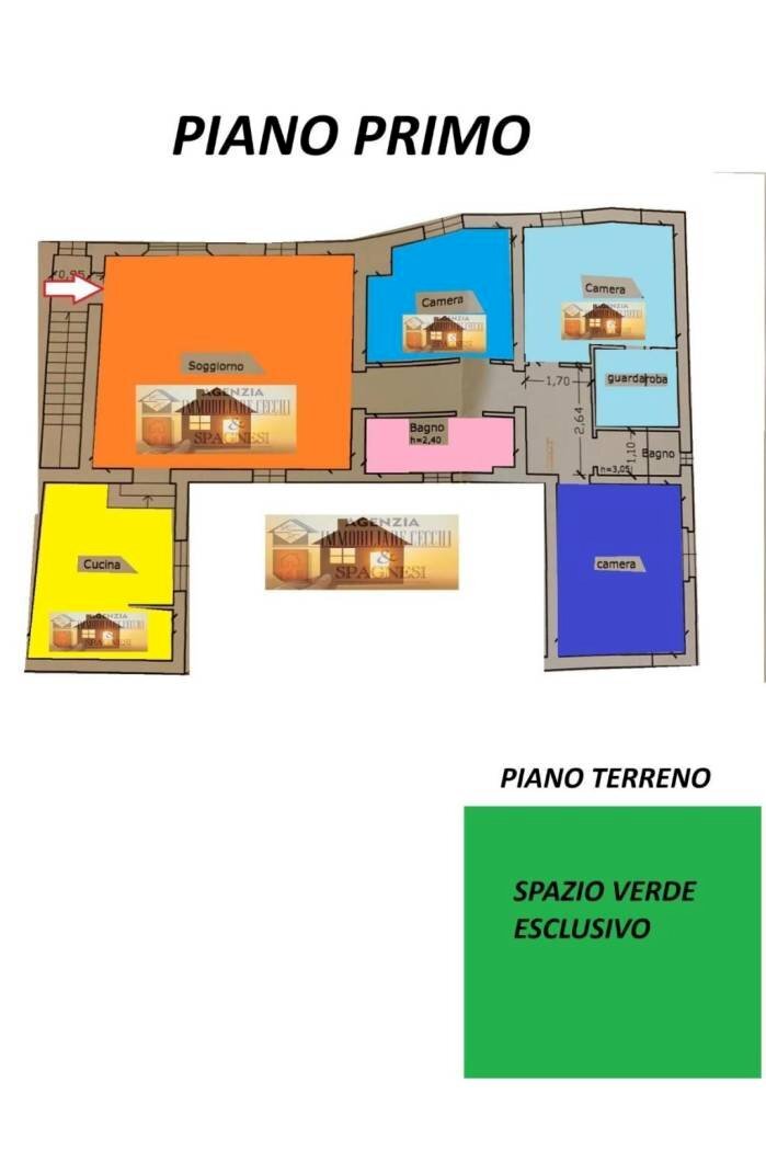 Apartment via dell'Albero, Campi Bisenzio - floor plans 1