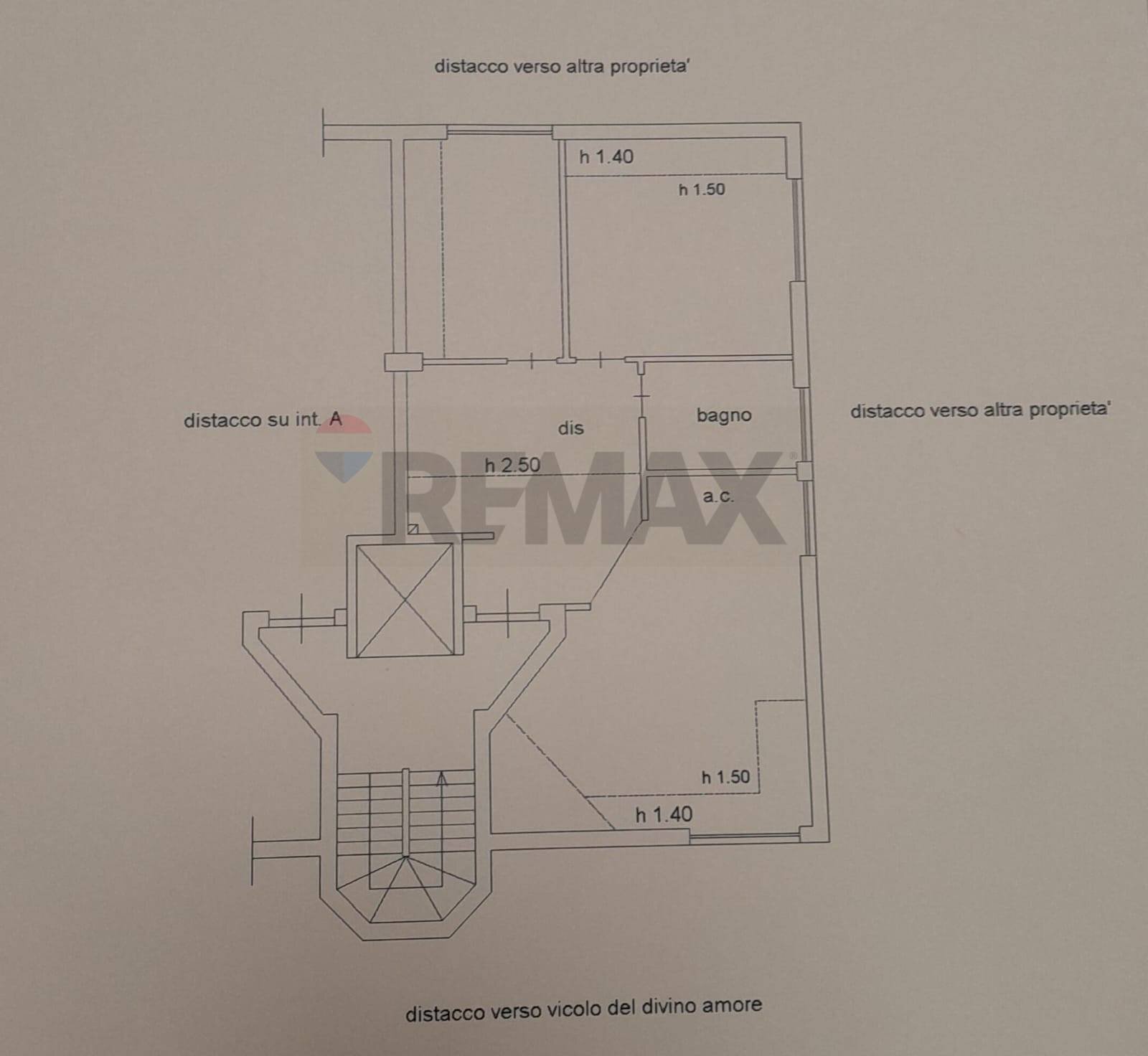 Pianta 2D - Trilocale Vicolo del divino amore
 
8, Marino - planimetria 1