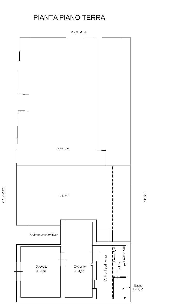 Foto 2 - Commercial Premises Via Giacomo Leopardi
 
67, Taranto - floor plans 1