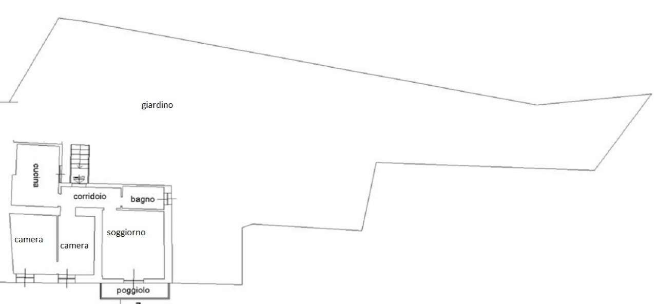 Planimetria - Appartamento Genova (zona Nervi) - planimetria 1