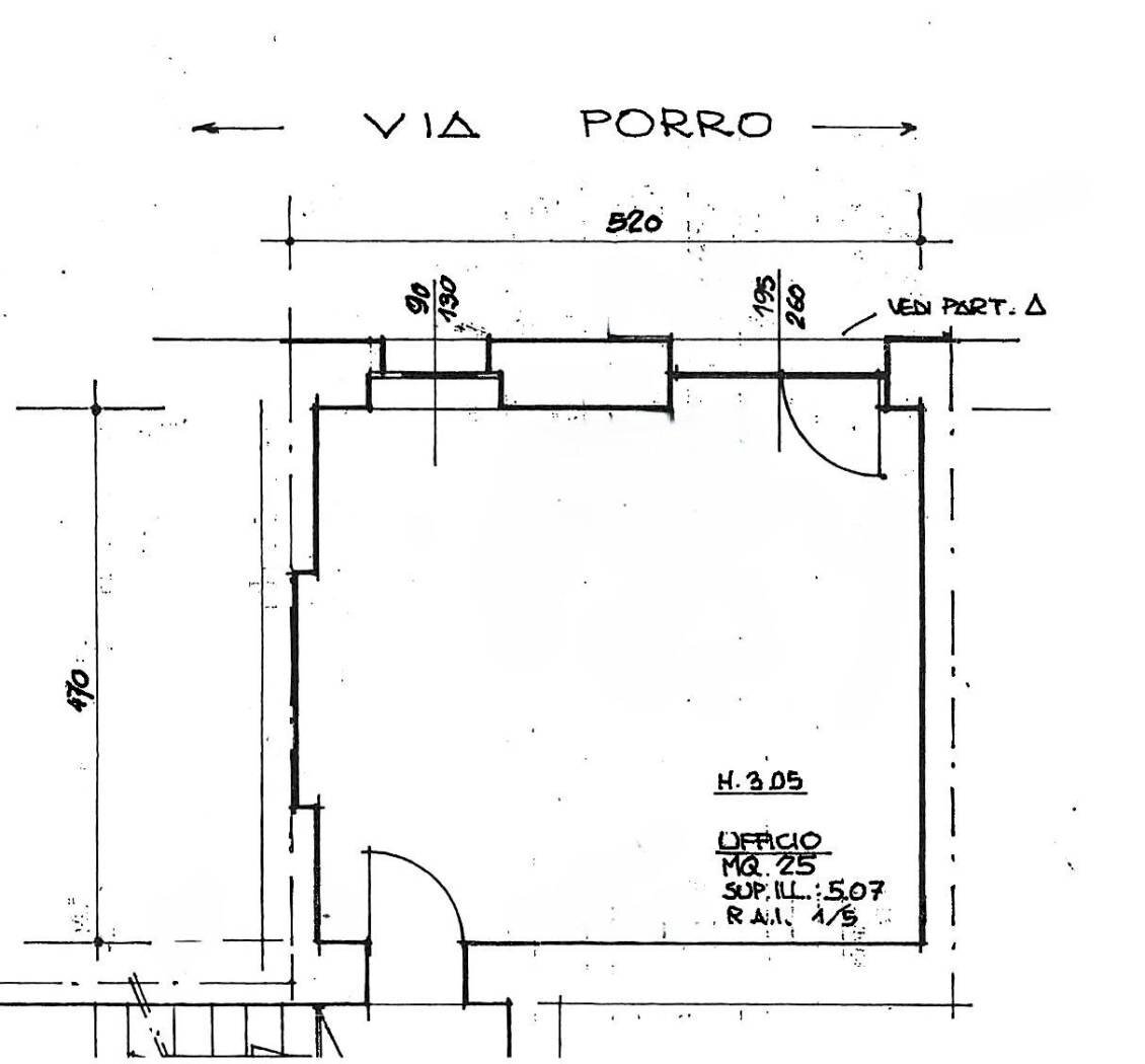 Ufficio via Gian Pietro Porro, 25, Induno Olona - planimetria 1