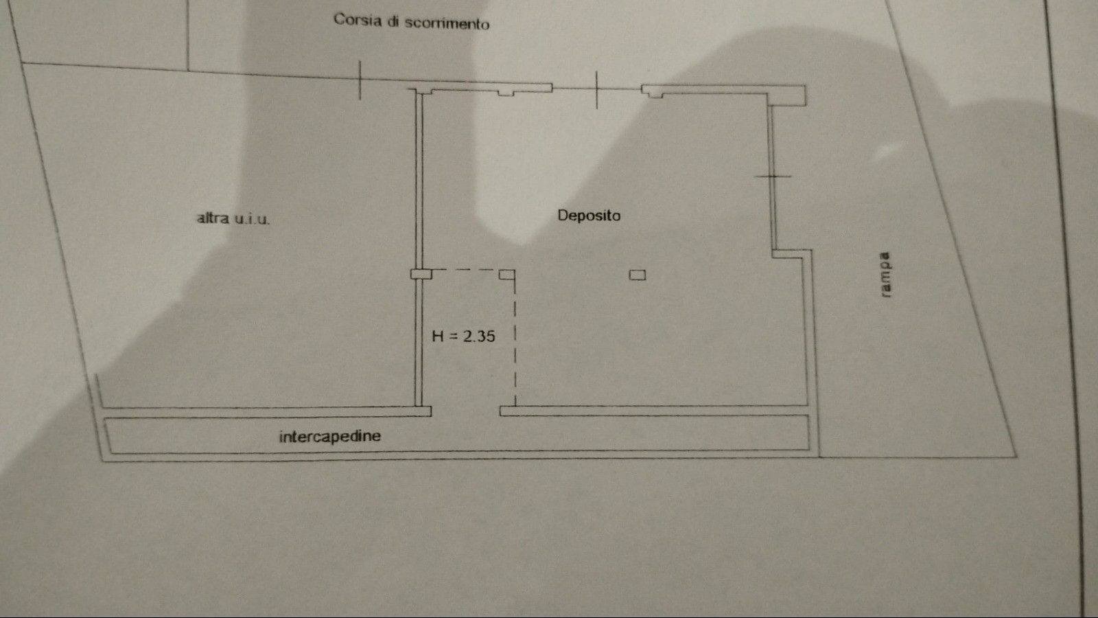 Magazzino via Mentana, Bitonto - planimetria 1
