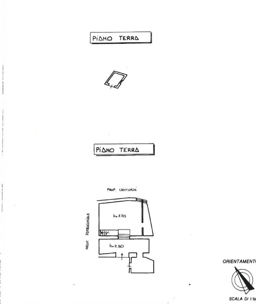 Apartment via Roma, 10, Proceno - floor plans 1