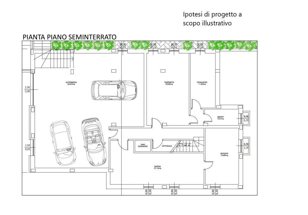 Villa via Giuseppe Verdi, Alba - planimetria 1