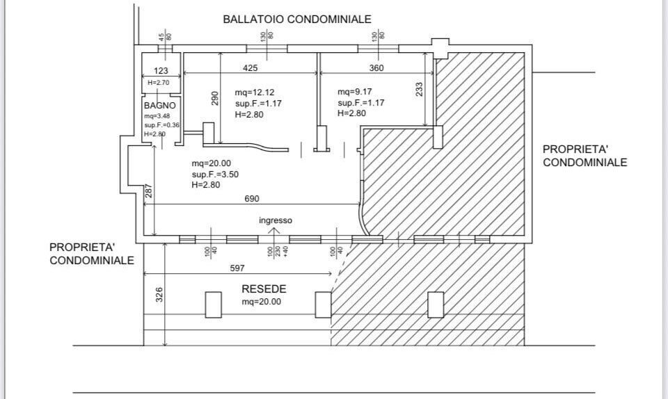 Planimetria.jpeg - Ufficio Via Orcagna, Firenze - planimetria 1