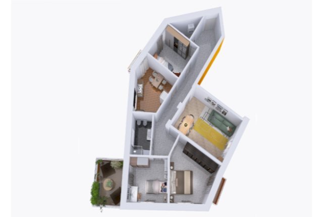 Planimetria_quadrilocale_in_vendita_via_diaz_bresc - Quadrilocale Via Armando Diaz 11, Brescia - planimetria 1