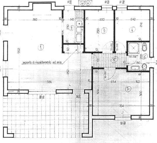 PLANIMETRIA - Casale Via Vicinale Santa Lucia, Cesena - planimetria 1