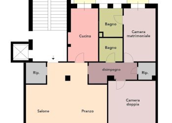 Planimetria - Trilocale Via Saverio Mercadante, Milano - foto 38