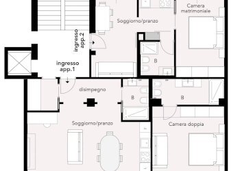 Planimetria - Trilocale Via Saverio Mercadante, Milano - foto 39