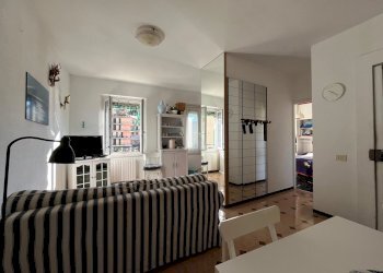 Soggiorno con cottura - Trilocale Zoagli - foto 5