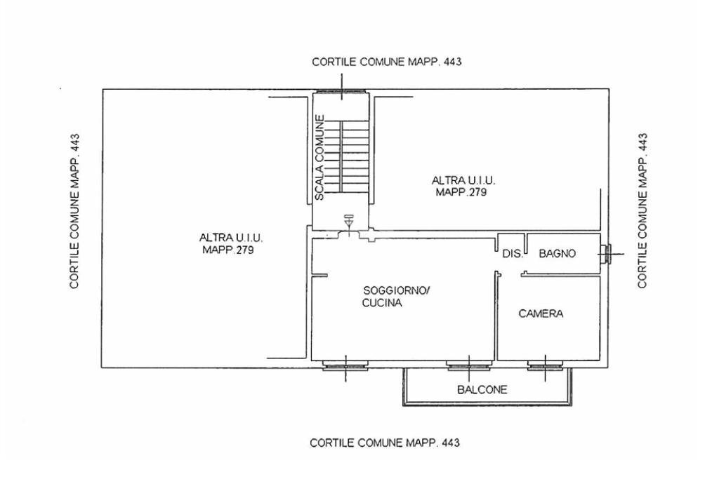 Bilocale Via Vittorio Veneto, Garbagnate Milanese - planimetria 1