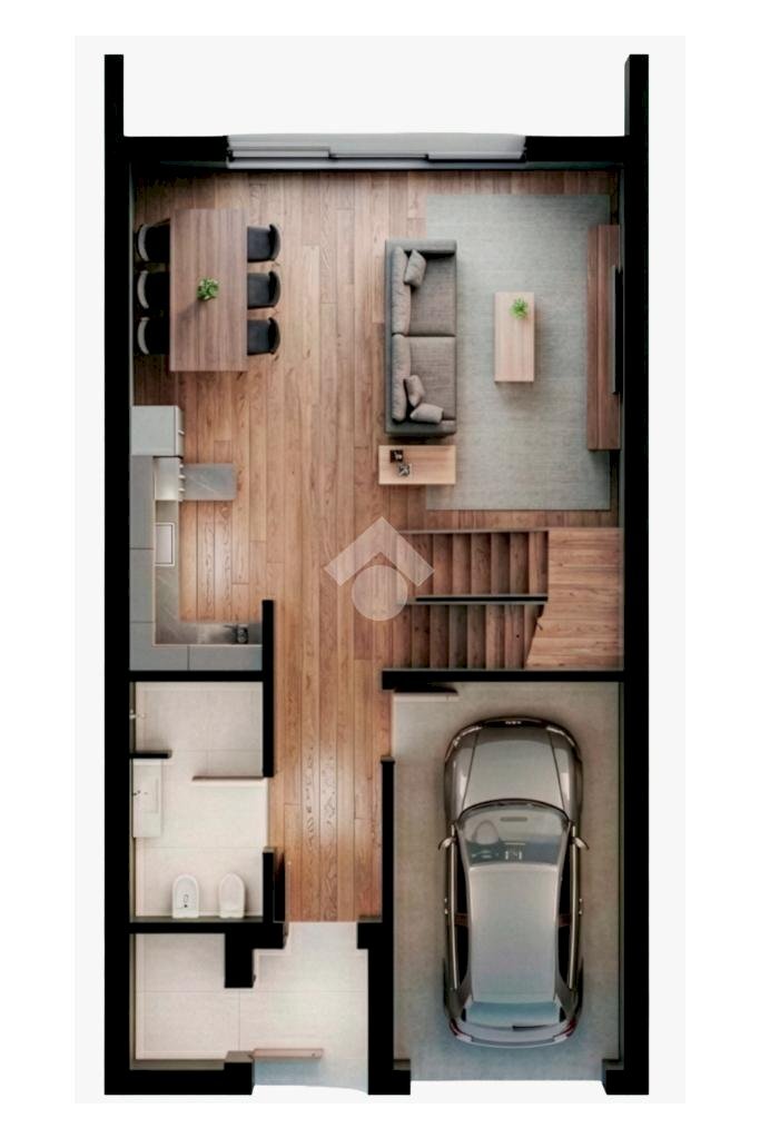 Terraced Villa Via da vinci, Albinea - floor plans 1