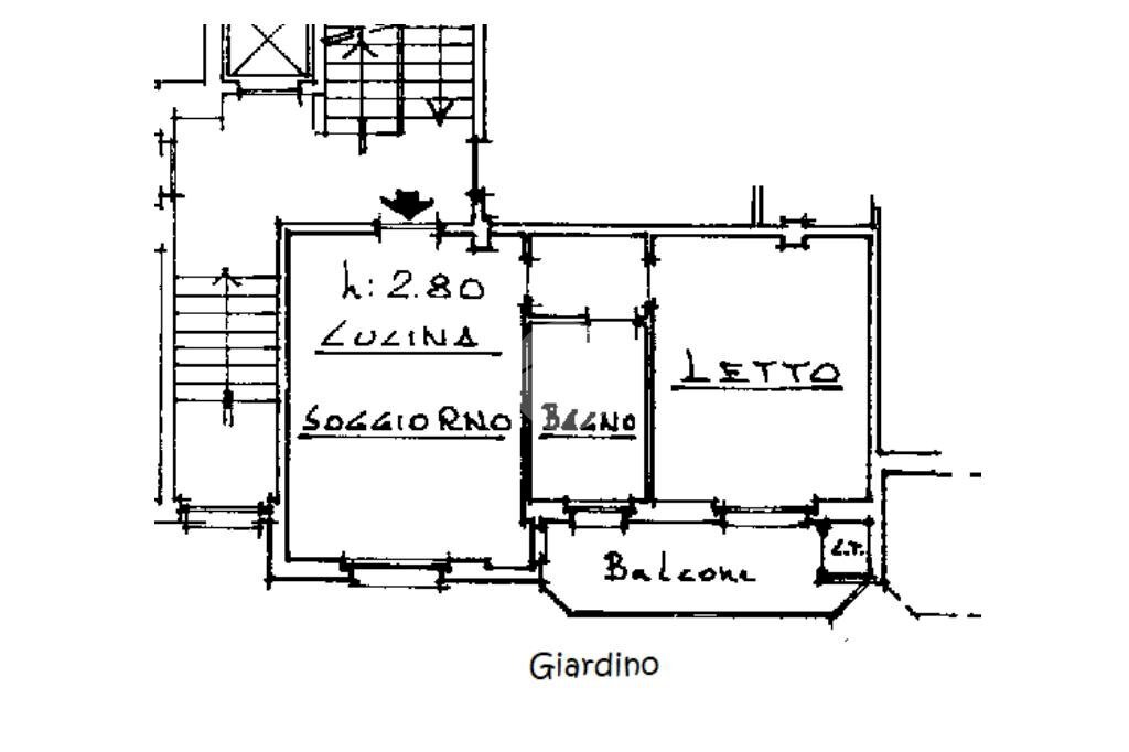 Two-room apartment Via Malonetto, Brandizzo - floor plans 1