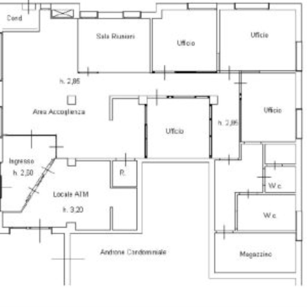 Shop Via Giovanni Bertini, 1C, Bologna (neighborhood San Donato) - floor plans 1