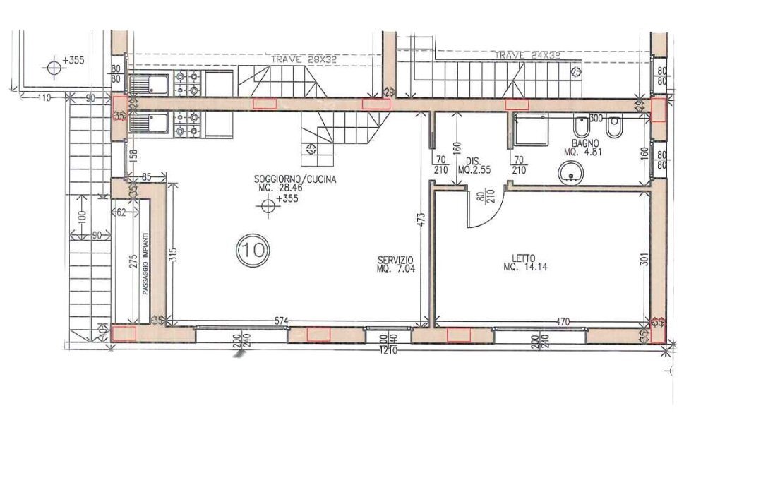 Monolocale Ravenna (zona Savio) - foto 1