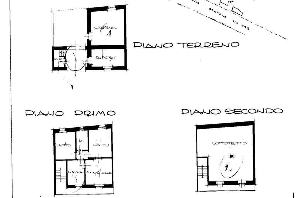 Rustico Via Milano, Vigliano Biellese - planimetria 1