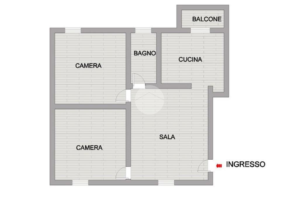 Trilocale Via gerolamo ratto, Genova (zona Prà) - planimetria 1