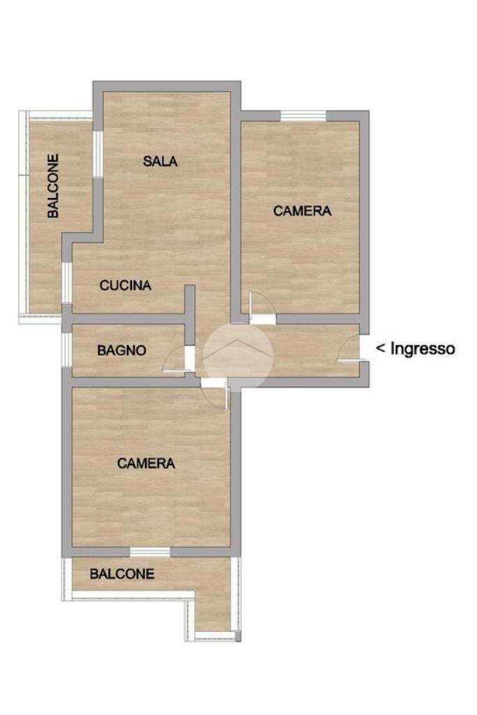 Quadrilocale Via gaspare murtola, Genova (zona Palmaro) - planimetria 1