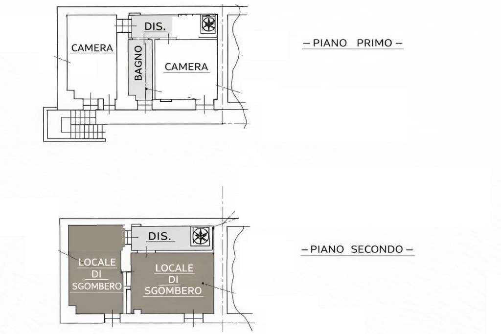 Casa semi indipendente Via C. Emanuele I, Bruzolo - planimetria 1