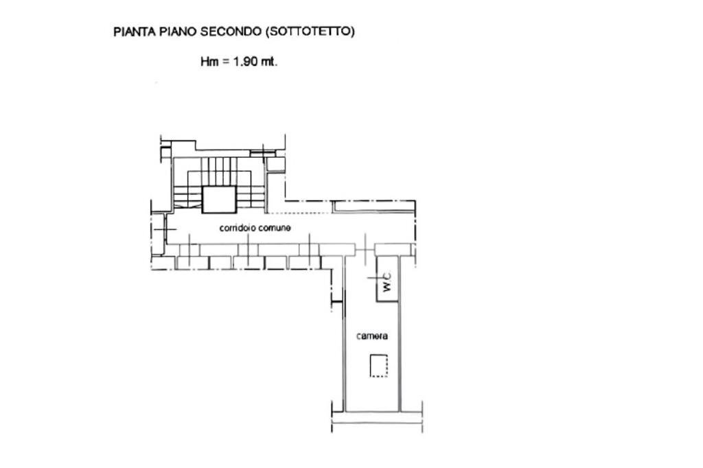 Monolocale Pinerolo, Pinerolo - planimetria 1
