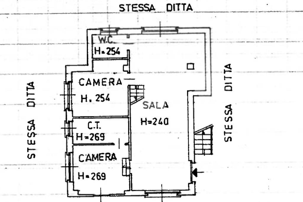 Villa Via mulino, Val della Torre - planimetria 1