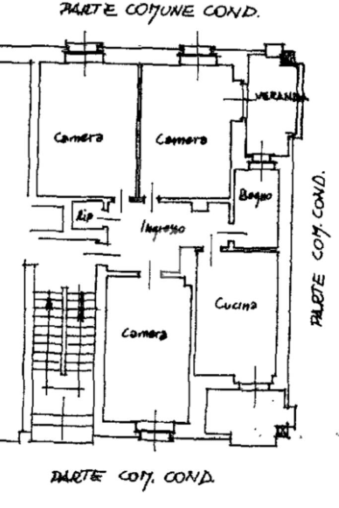 Quadrilocale Via torino, Piossasco - planimetria 1