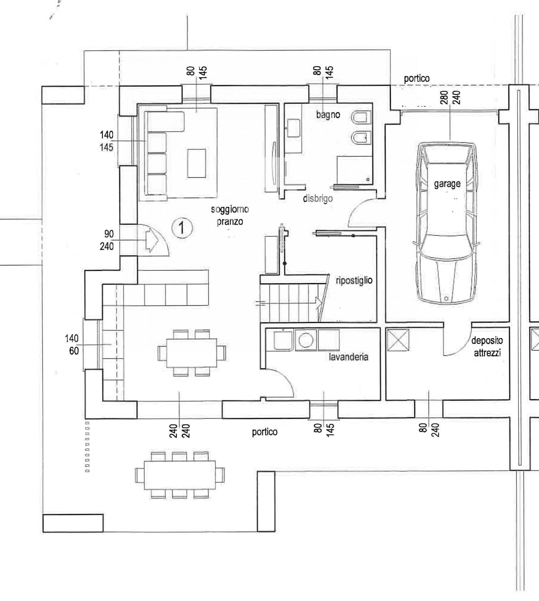 Foto 13 - Casa semi indipendente Via olimpia, Paese - planimetria 1