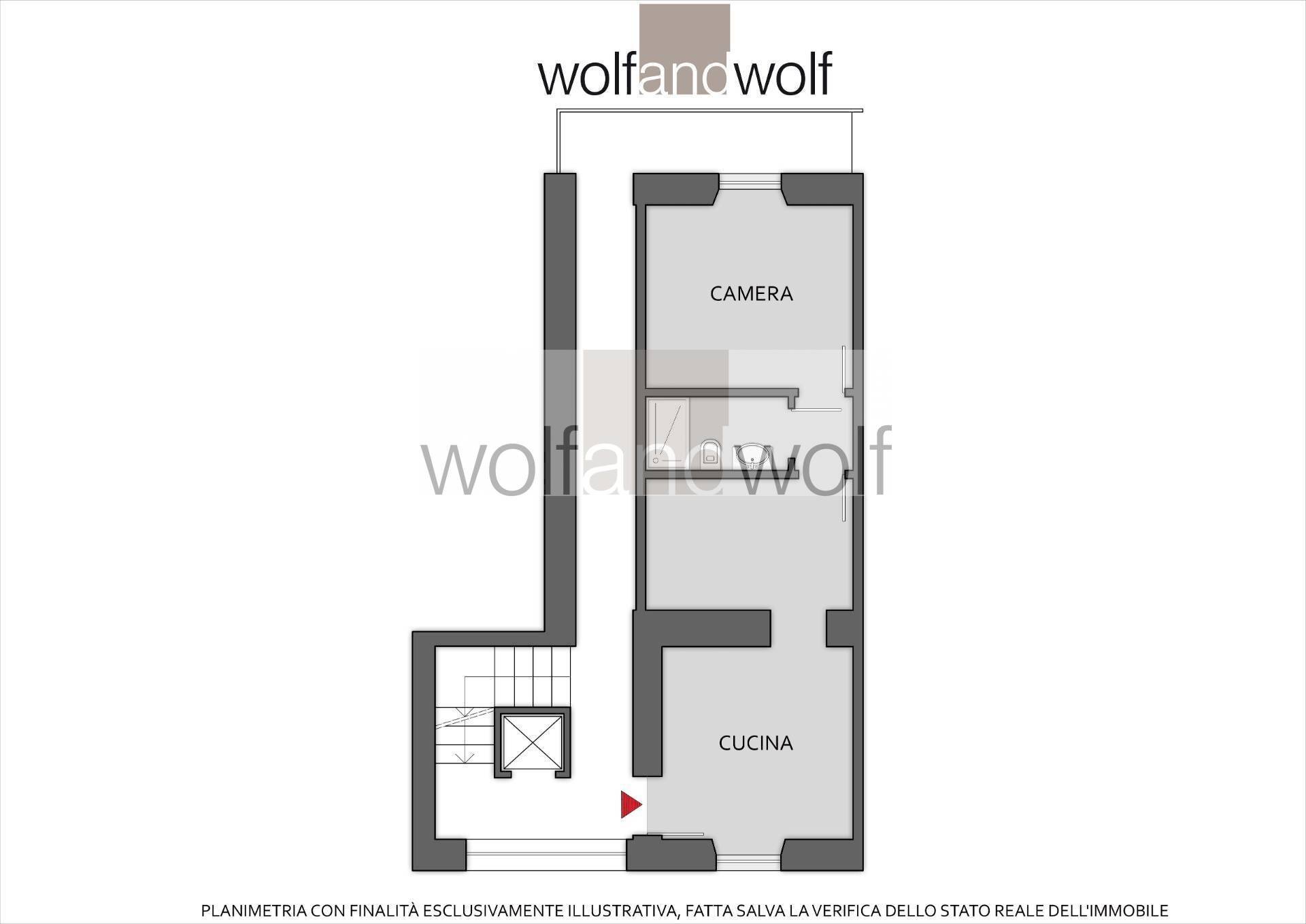 Foto 21 - Monolocale Corso di Porta Ticinese
 
12, Milano - planimetria 1